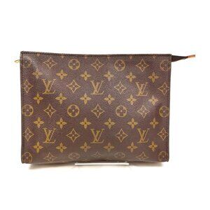 Louis Vuitton Pochette Toilette 26 Monogram Pouch/Clutch Bag 676-022725